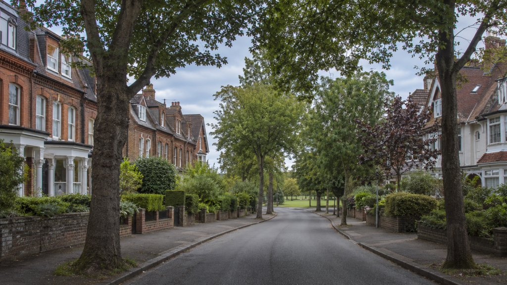 Established residential street in Bromley with Victorian terraces and 1930s semis