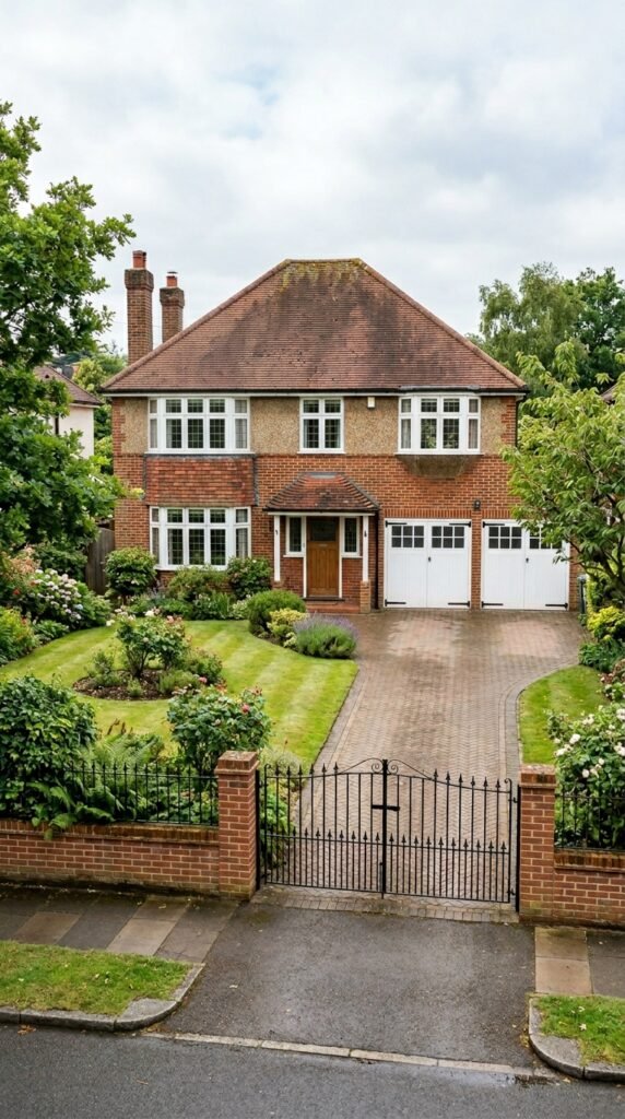 Substantial 1930s detached family home in Orpington with double garage and mature gardens