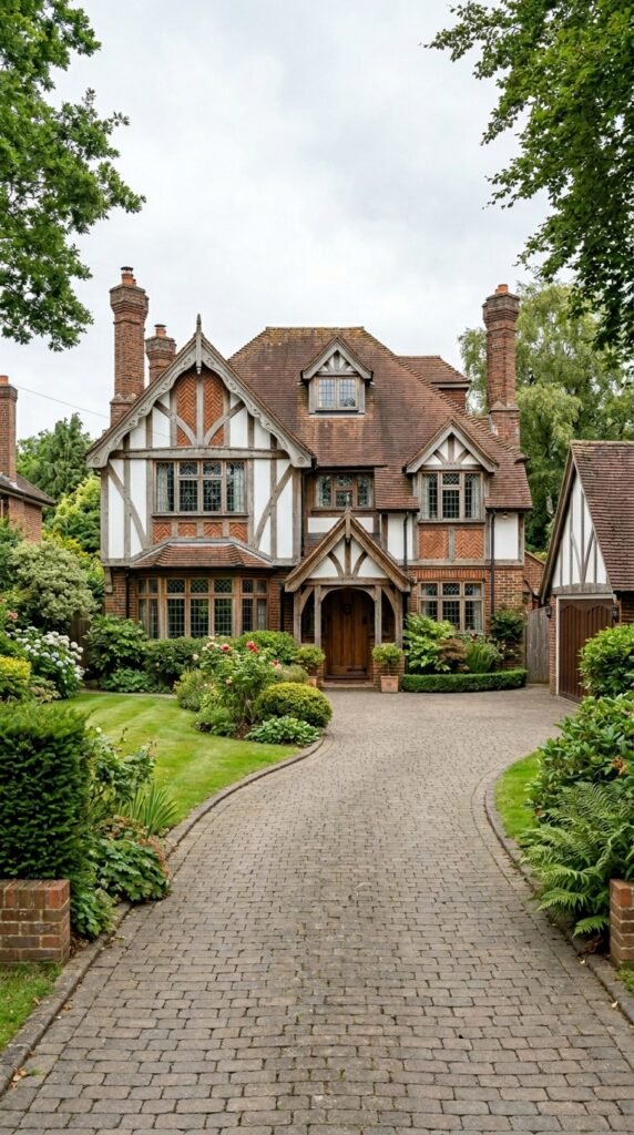Distinctive Tudor revival detached family home in Petts Wood designed in the Noel Rees style