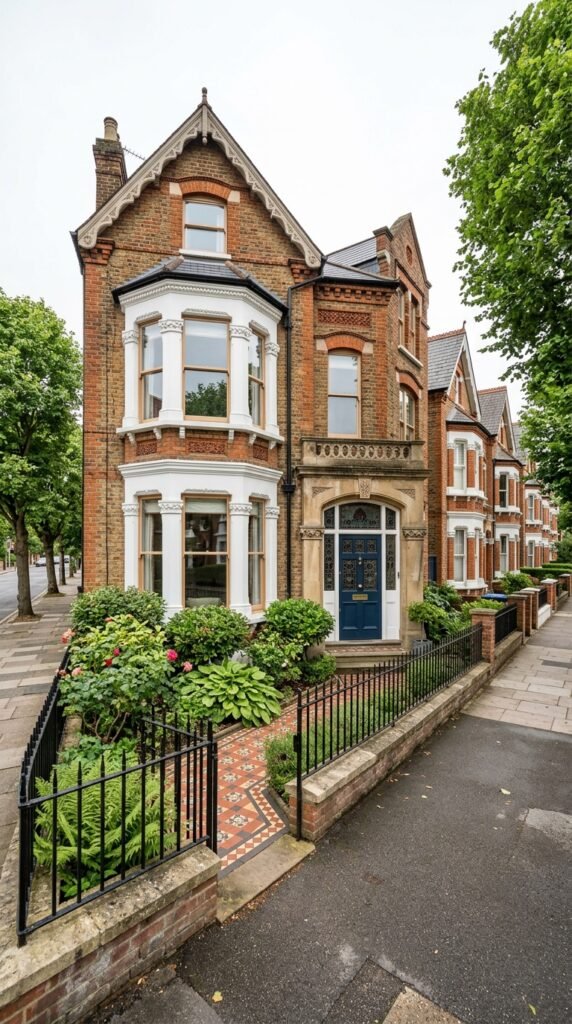 Substantial three-storey Victorian bay-fronted family home in the South Norwood Conservation Area